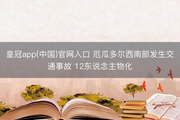 皇冠app(中国)官网入口 厄瓜多尔西南部发生交通事故 12东说念主物化